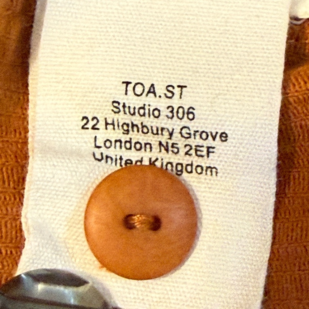 Toast Ginger Corduroy Skirt A Line Midi British Slow Fashion Transitional Skirt - Picture 5 of 8
